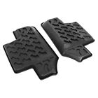 SDS Pair Rear Floor Mat Non-Slip Rubber Door Foot Pad Fits For Jeep JK