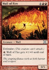 WALL OF FIRE 10th Edition MTG Magic the Gathering Cards DJMagic