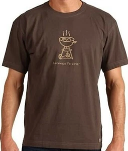 VENTA CAMISETA LIFE IS GOOD CLASSIC SS LICENCIA PARA ASAR MARRÓN PEQUEÑA LISTA DE $26 - Imagen 1 de 5