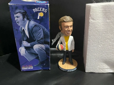 Bobby "Slick" Leonard Boom Baby 50th Anniv Pacers Limited Edition Bobblehead NBA Cover