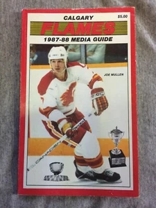 CALGARY FLAMES NHL Media Guide 1987-1988 Joe Mullen cover - Picture 1 of 1