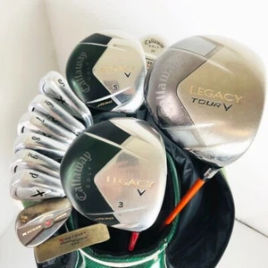 Callaway Club Set 1W 3W 5W 3H 5-9i Pw 58 PT 12 piezas diestro grafito y acero S y UNI hombres - Imagen 1 de 8