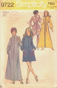 Simplicity Pattern 9722 ~ Misses' and Women's Robe In Two Lengths ~ Medium 12-14 - Picture 1 of 5