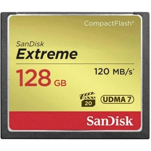 SanDisk 128GB Extreme CompactFlash Memory Card UDMA 7 Speed Up To 120MB/s - S... - Picture 1 of 3