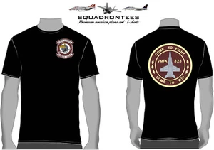 VMFA-323 Death Rattlers F/A-18 Hornet Squadron T-Shirt D1, USMC Licensed Product - Picture 1 of 3