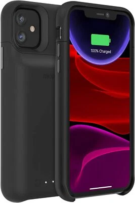 mophie Juice Pack аккумулятор чехол с беспроводной зарядки для Apple iPhone 11 черный - Изображение 1 из 4