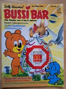 Rolf Kauka´s Bussi Bär Nr.3 von 1991 mit Oster-Bastelbogen - TOP Z0-1 - Picture 1 of 4