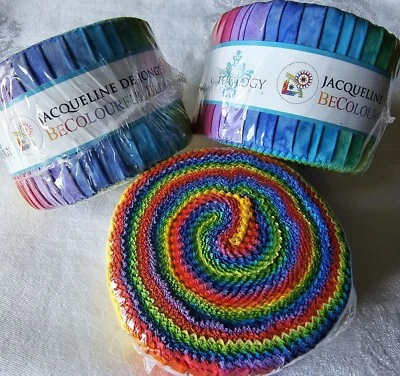 2.5 英寸条 Jellyroll Bcolorful Blush Anthology 出品 26 件织物套装 — 第 1/4 张图片