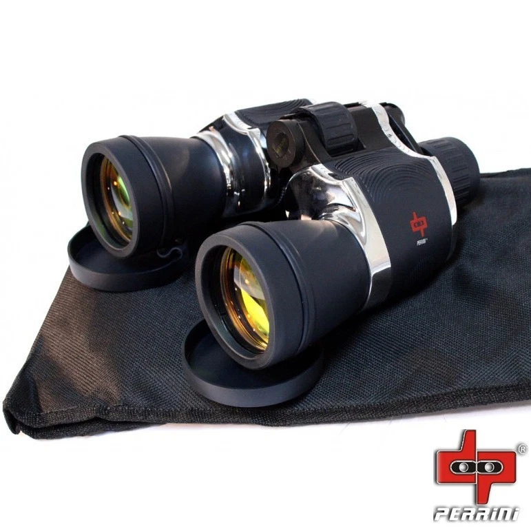 BRAND NEW Day/Night 20x60 High Quality Outdoor Chrome Binoculars + Carrying Case - Image 1 of 3