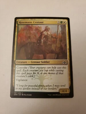MTG Rosemane Centaur Guilds of Ravnica 197/259 Regular Common - Image 1 of 2