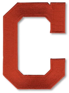Cleveland Indians Team Hat 'C' Team Logo Jersey Patch MLB - Picture 1 of 2