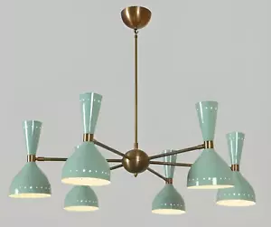 Huge Italian Chandelier Style Stilnovo Mid Century Arms Sputnik Ceiling Light - Picture 1 of 5