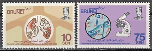 BRUNEI:1982 SC#276-77 MNH TB Bacillus Centenary AP1644 - Picture 1 of 2