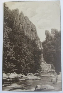 Alte AK Bodetal - Bodetor - Thale - gelaufen 1925 - Bild 1 von 1