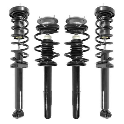 4Pcs Complete Struts shocks for 1998-2000 BMW 528i RWD Front and Rear - Изображение 1 из 4