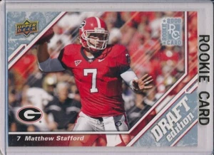 Matthew Stafford 2009 Upper Deck Draft Edition #3 RC Rookie Lions Rams - Imagen 1 de 1