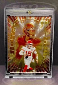 Patrick Mahomes RARE GOLD FOIL INVESTMENT CARD SSP PANINI CHIEFS  MVP MINT - Picture 1 of 4