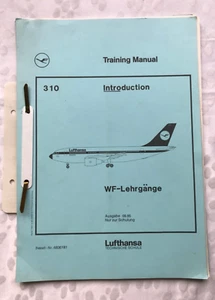 Luftfahrt, Lufthansa Training Maunal Airbus A 310, WF-Lehrgänge, Ausgabe 1985 - Picture 1 of 5