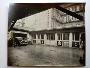 23x28,5 - ITALIA Torino - Garage AUTOMOBILE Qvirino - Vintage print c.1928 - Picture 1 of 2