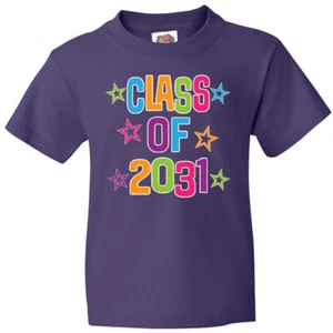Inktastic Class Of 2031 Kindergarten School Youth T-Shirt Childs Apparel Tee Hws - Picture 1 of 3