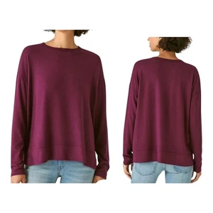Lucky Brand Sweater Women Sz XXL NEW Cozy Soft Knit Potent Purple Crew Neck - Bild 1 von 8