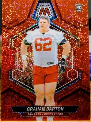 Mosaico Graham Barton RC Buccaneers Sparkle Prizm SSP #362 2024 casi nuevo-como nuevo combinación de colores Foto 1 de 2