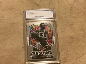 Tarjeta Panini Mosaic 2020-21 Wilt Chamberlain Old School #18 - Calificada BMG 10 gemas M - Imagen 1 de 2