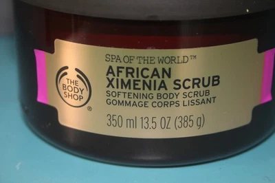 THE  BODY SHOP AFRICAN XIMENIA Softening  BODY SCRUB 13.5 OZ SPA OF THE WORLD - Image 1 of 3