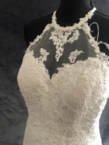 STUNNING BERKETEX BRIDE/GARDENIA WEDDING DRESS 10 12 14 CONDITION NEW RRP £1370 - Picture 1 of 12