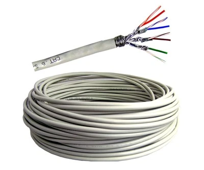 Cat 6 Verlegekabel 35m Netzwerk Kabel LAN Gigabit Cat 6 ( 7 5 5e)  - Bild 1 von 2