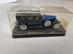 1/43 SOLIDO AGE D'OR - CLASSIC DUESENBERG J BLUE DIECAST CAR REF 4156 - Picture 1 of 2