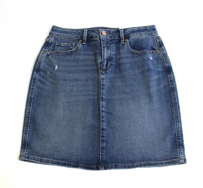 Falda vaquera azul denim Sonoma para mujer talla 10 tiro medio Foto 1 de 4