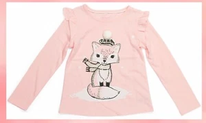 ISAAC MIZRAHI Niñas Pequeñas Invierno Volantes Hombro Top Talla XS (4) - Imagen 1 de 8