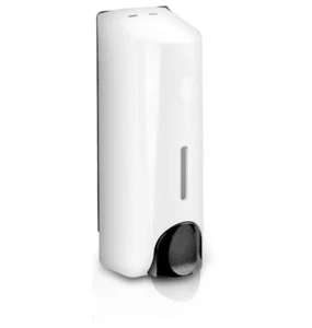 Soap Dispenser Shower Gel Shampoo Conditioner ABS Wall Mount 350ml White Single - Picture 1 of 7