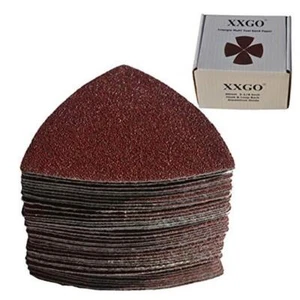 Triangular Oscillating Multi Tool Sanding Pads 3-1/8 Inch Mix Grit - 55 Pcs - Picture 1 of 7