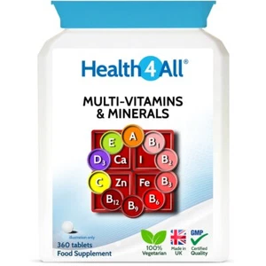 Multi-Vitamins & Minerals One a day Tablets | 100% RDA | Top Quality - Picture 1 of 14