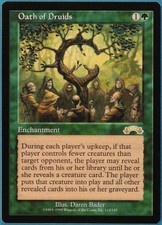 Oath of Druids Exodus NM Green Rare MAGIC GATHERING CARD (ID# 249011) ABUGames