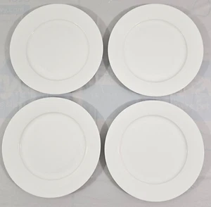 Mikasa Lausanne Bone China White 8 ¼” Salad Luncheon Plates – Set of 4 - Picture 1 of 14