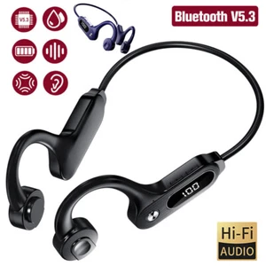 Bluetooth 5.3 Bone Conduction Headphones Wireless Outdoor Sport Headset Earbuds - Bild 1 von 15