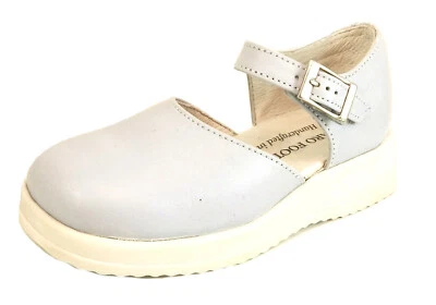 DE OSU/FARO - España - Zapatos de vestir de cuero azul periwinkle para niñas -Europeos -Talla 7 Foto 1 de 4