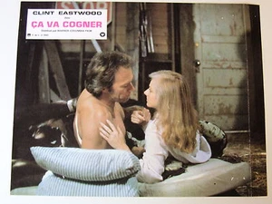 CLINT EASTWOOD SONDRA LOCKE LOBBY CARD PHOTO D'EXPLOITATION CA VA COGNER - Picture 1 of 1