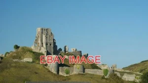 PHOTO CORFE CASTLE DORSET POSSIBLY THE BEST VIEWPOINT TO SHOW THE BATTLEMENTS A - Picture 1 of 1