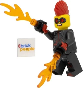 LEGO Ninjago: Minifigura de Miss Demeanor con explosiones de fuego - Imagen 1 de 4