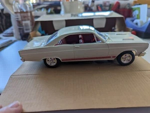 1966 FORD FAIRLANE GT/A, WIMBLEDON WHITE #6253 NOS DEALER PROMO  AMT/ ERTL, - Picture 1 of 9