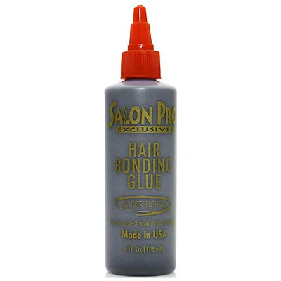 Salon Pro Hair Extension Bonding Glue 4 FL oz (118 ML) BLACK
