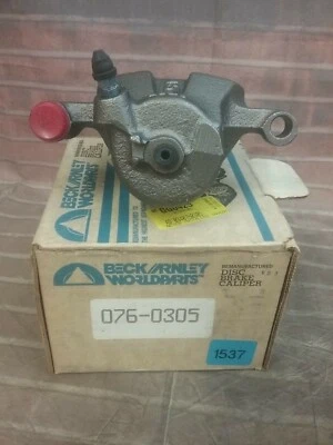 Reman Front Left Disc Brake Caliper Beck Arnley 076-0305 - Image 1 of 2