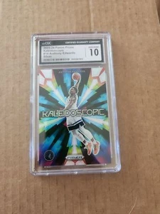 2023-24 Panini Prizm #14 Anthony Edwards Kaleidoscopic Prizms Silver CGC 10 - Picture 1 of 2