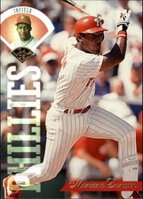1995 Leaf Philadelphia Phillies Baseball Card #266 Mariano Duncan