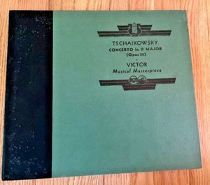 Tschaikowsky Concerto D Major Opus 35 Victor Musical Masterpiece record box set - Picture 1 of 3