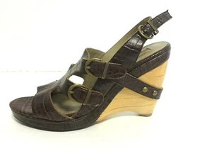 sandales MANOUKIAN Taille 36 UK3.5 chaussure cuir talon haut pointure femme - Imagen 1 de 7